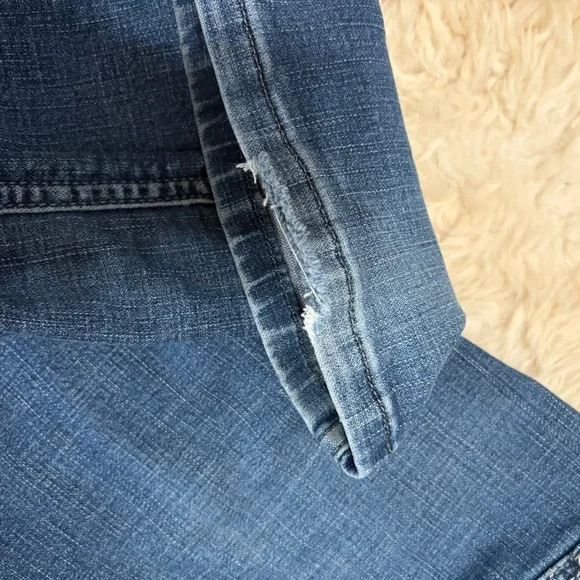 Wrangler Women's Q-Baby Mid Rise Bootcut Ultimate Riding Blue Jeans - Picture 6 of 7